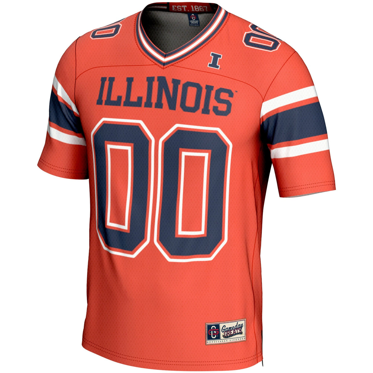 Illinois Fighting Illini NIL Pick-A-Player Football Jersey - Orange