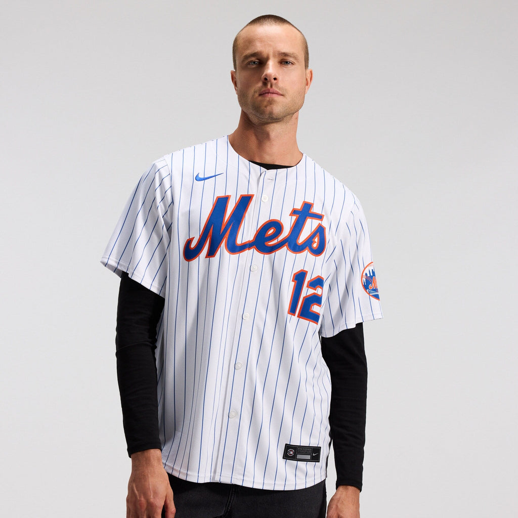 New York Mets Francisco Lindor White Home Limited Baseball Jersey