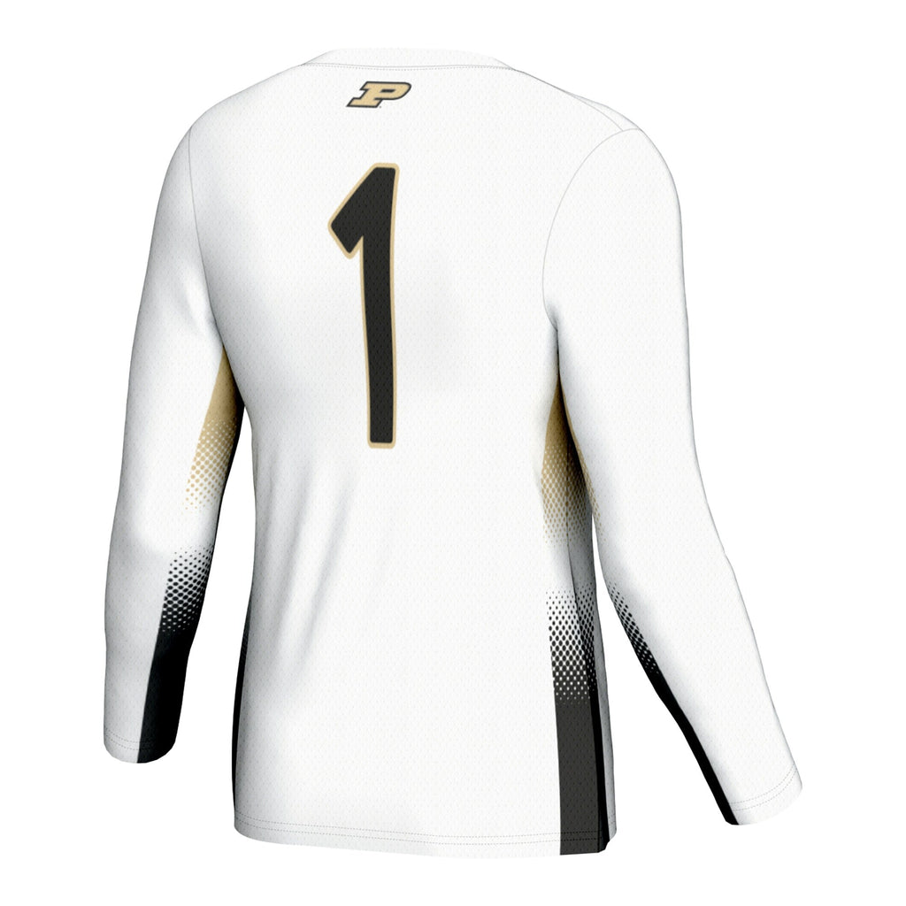 #1 Purdue Boilermakers Lightweight Volleyball Jersey - White