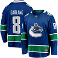 Vancouver Canucks Conor Garland Blue Home Breakaway Hockey Jersey