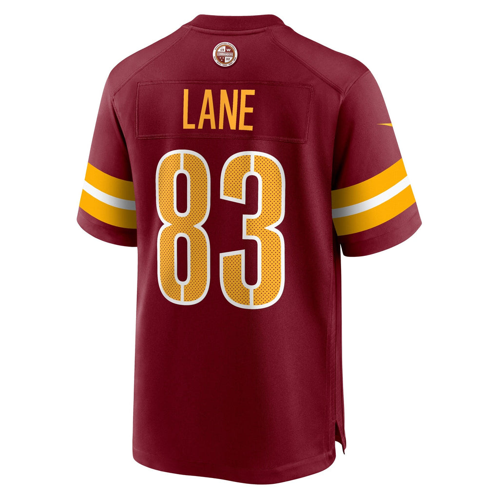 Washington Commanders Jaylin Lane Burgundy Team Game Football Jersey