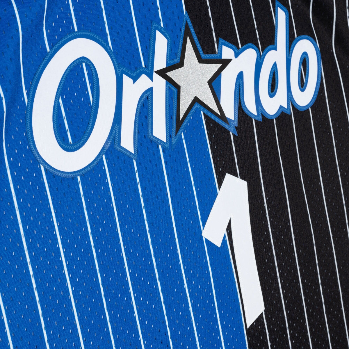 Orlando Magic Tracy McGrady 2003 Split Swingman Jersey - Black/Blue