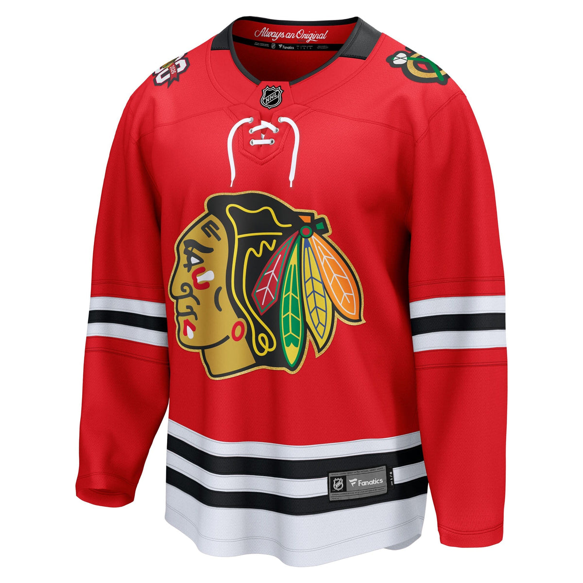 Chicago Blackhawks Red Centennial Breakaway Hockey Jersey