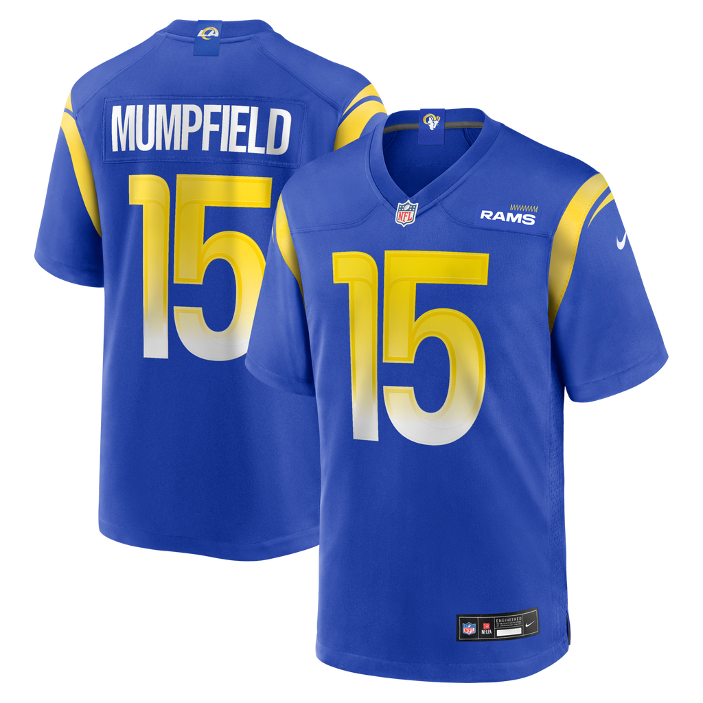 Los Angeles Rams Konata Mumpfield Royal Team Game Football Jersey