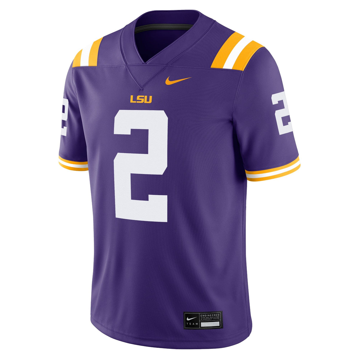Justin Jefferson Purple LSU Tigers Alumni Game Jersey