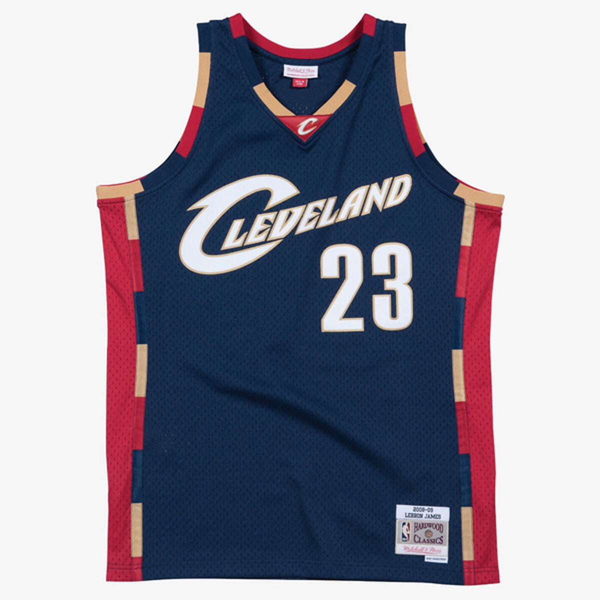 LeBron James Navy Cleveland Cavaliers 2008-09 Hardwood Classics Swingman Jersey
