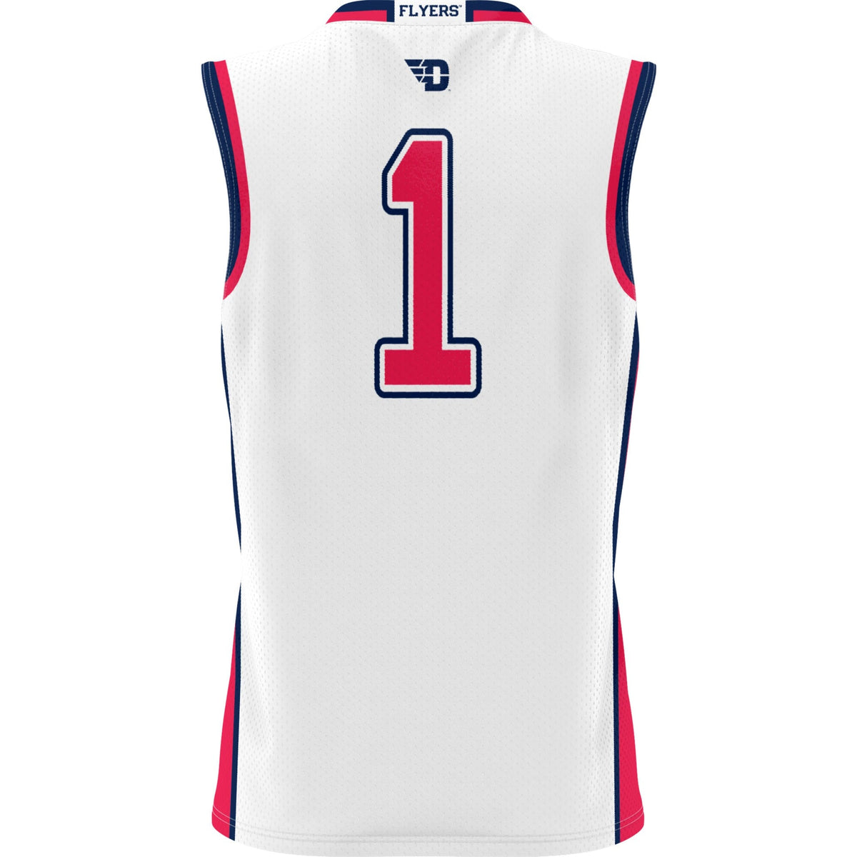 #1 Dayton Flyers Lightweight Basketball Jersey - White