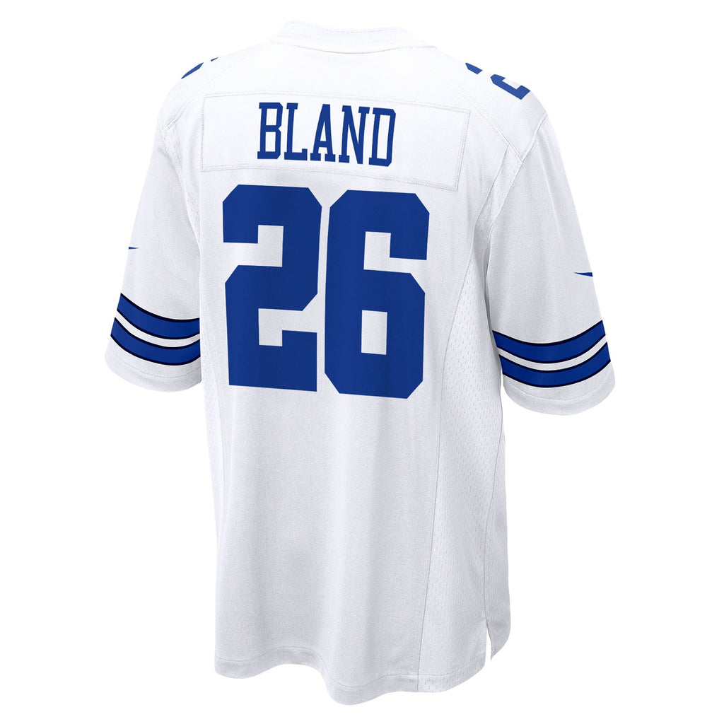 Dallas Cowboys DaRon Bland White Game Football Jersey