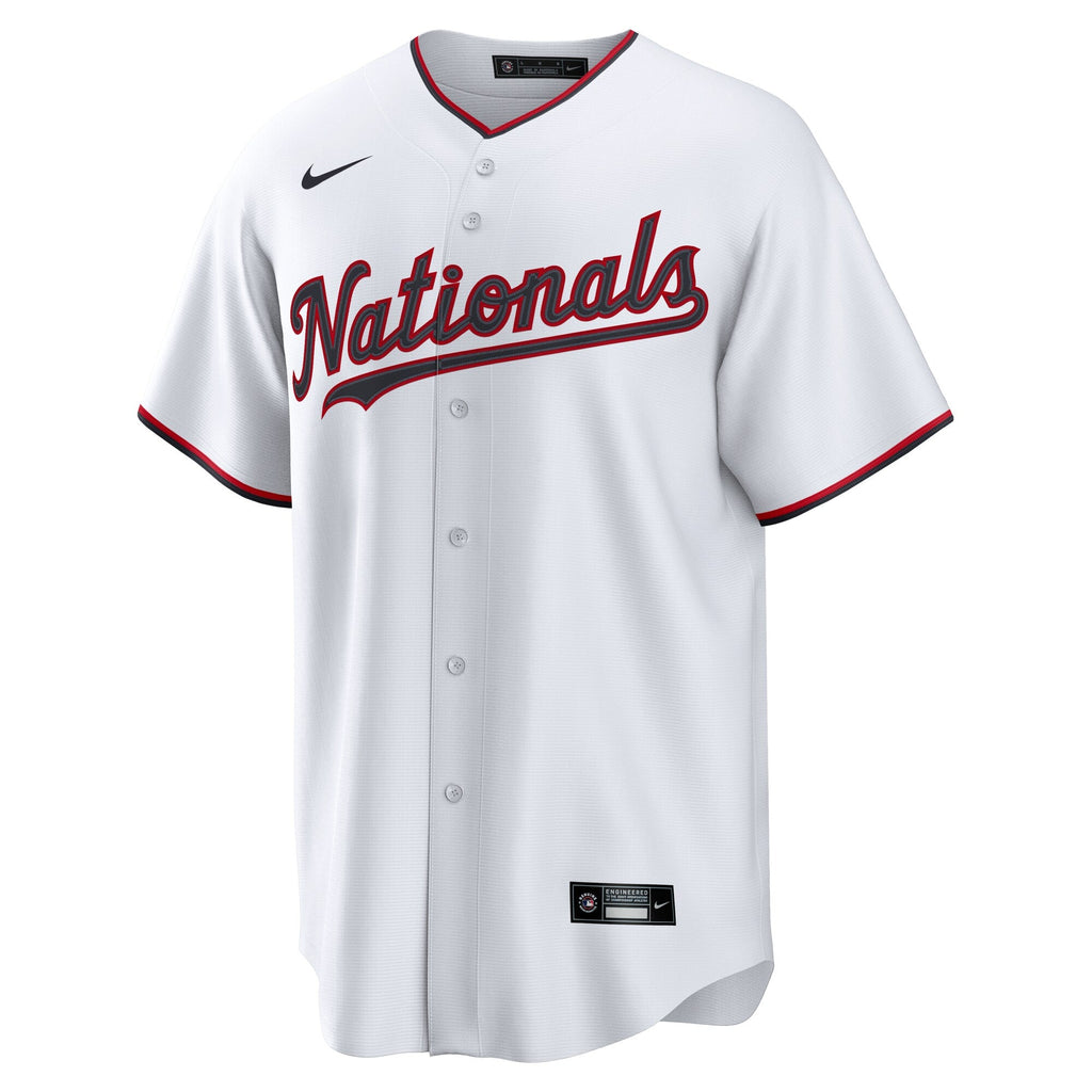 Washington Nationals James Wood White Home Replica Baseball Jersey