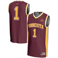 #1 Minnesota Golden Gophers Lightweight Basketball Jersey - Maroon