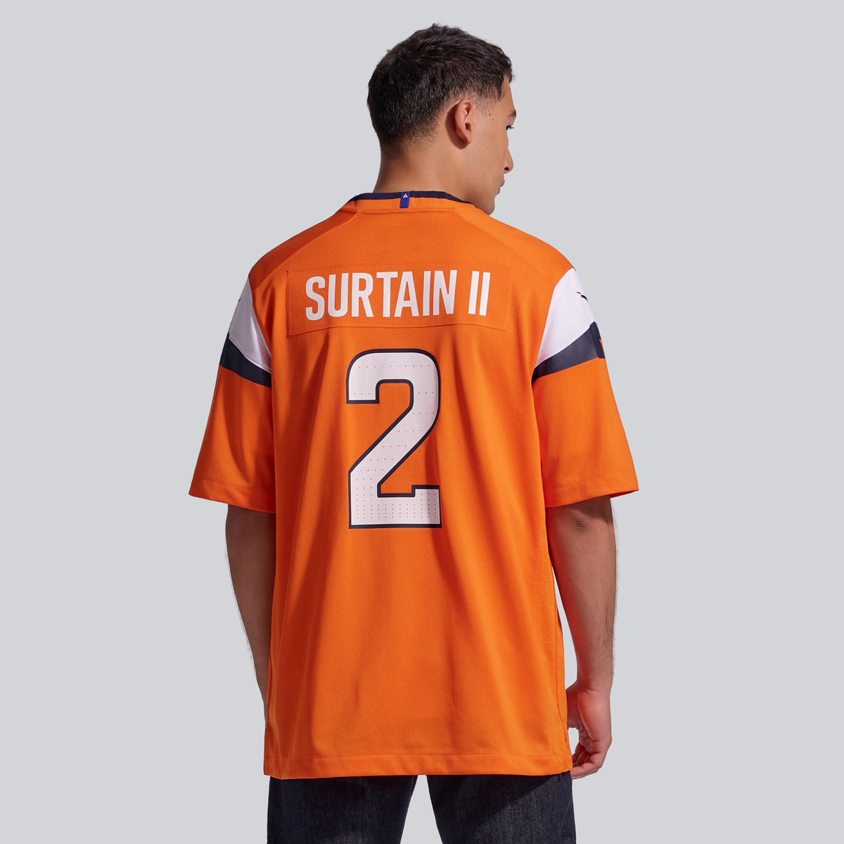 Denver Broncos Patrick Surtain II Orange Team Game Football Jersey