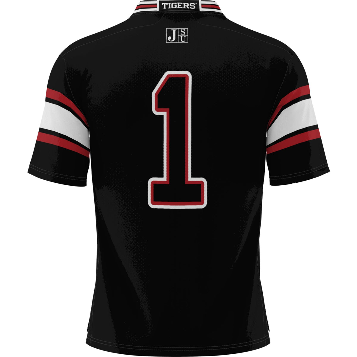 #1 Black Jackson State Tigers Football Jersey