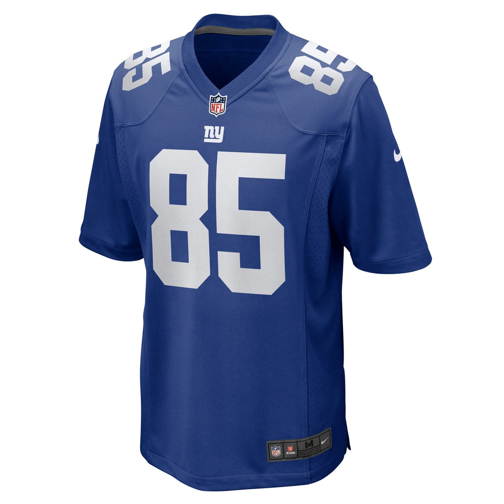 New York Giants Chris Manhertz Royal Team Game Football Jersey