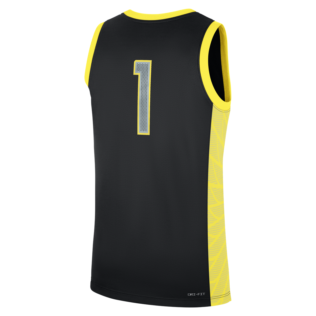 Black Oregon Ducks #1 Alternate Replica Basketball Jersey