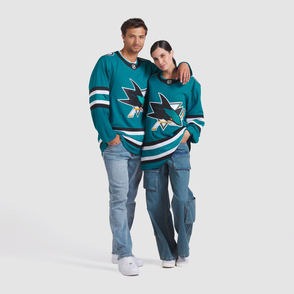 San Jose Sharks Teal Home Premium Jersey