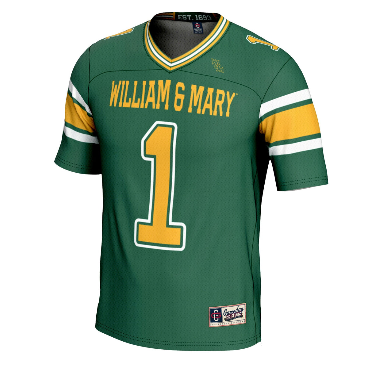 #1 William & Mary Tribe Football Jersey - Green