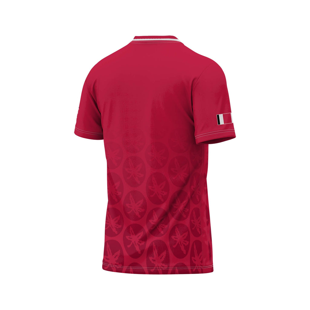 Scarlet Ohio State Buckeyes Lightweight Soccer Fashion Jersey