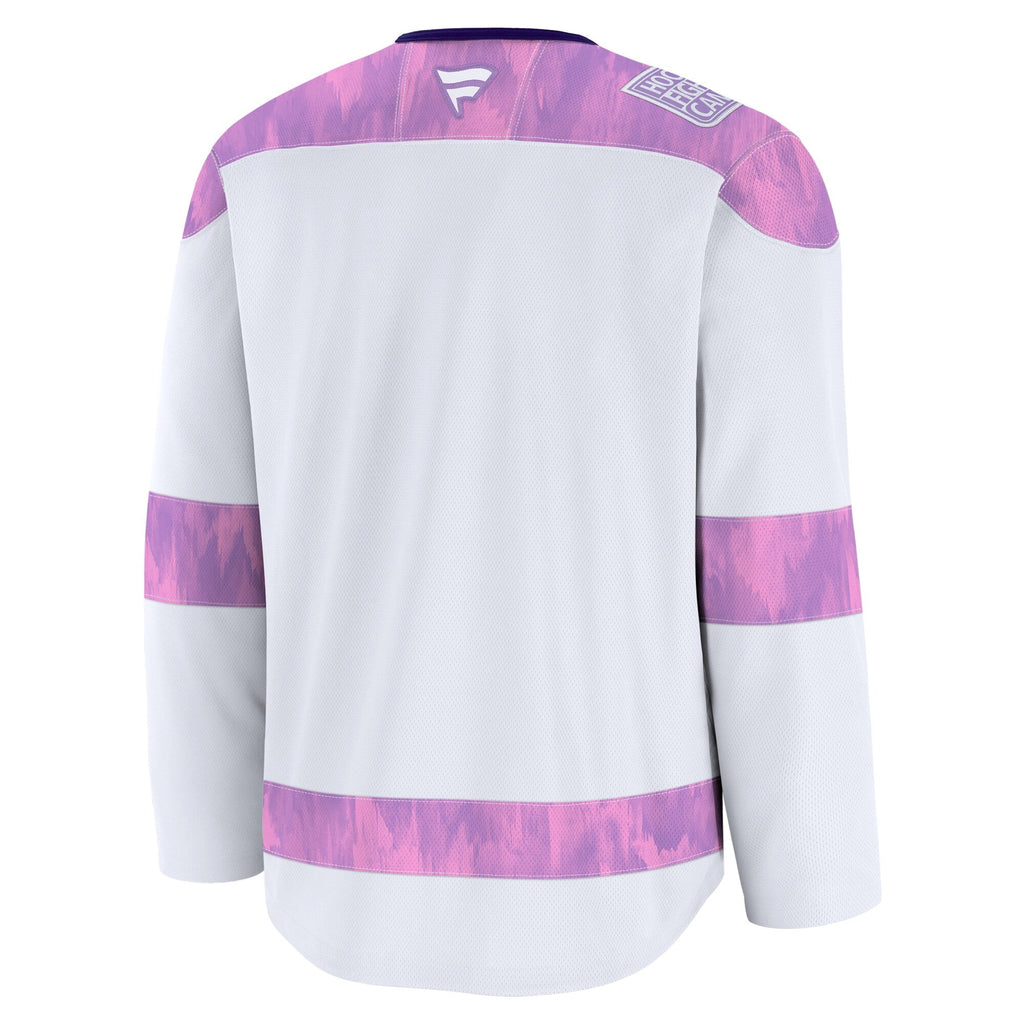 Dallas Stars White 2024 Hockey Fights Cancer Practice Jersey