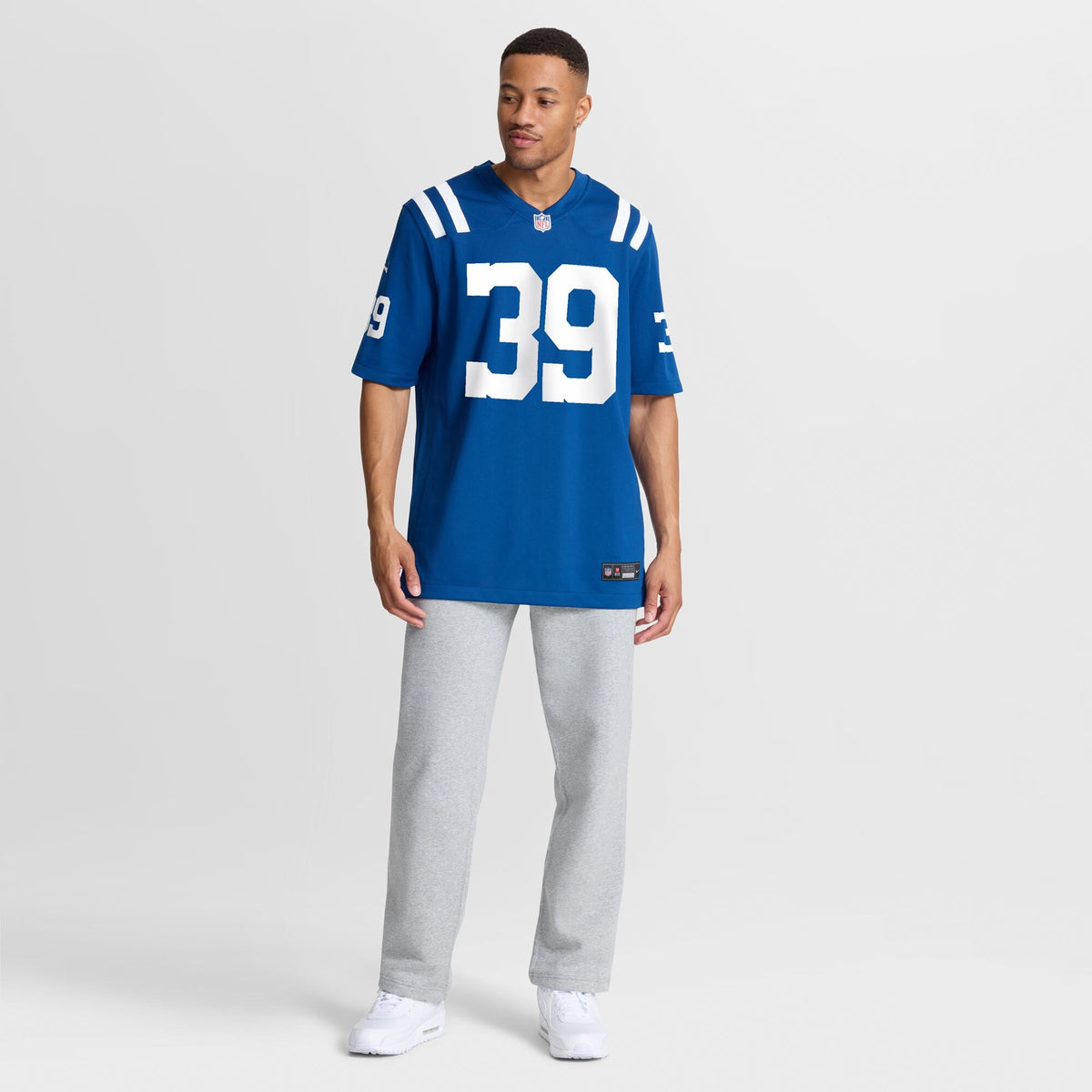 Indianapolis Colts George Odum Royal Team Game Football Jersey