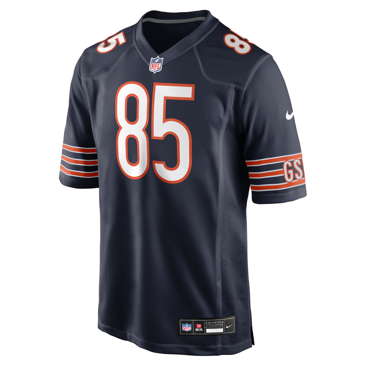 Chicago Bears Cole Kmet Navy Player Game Football Jersey