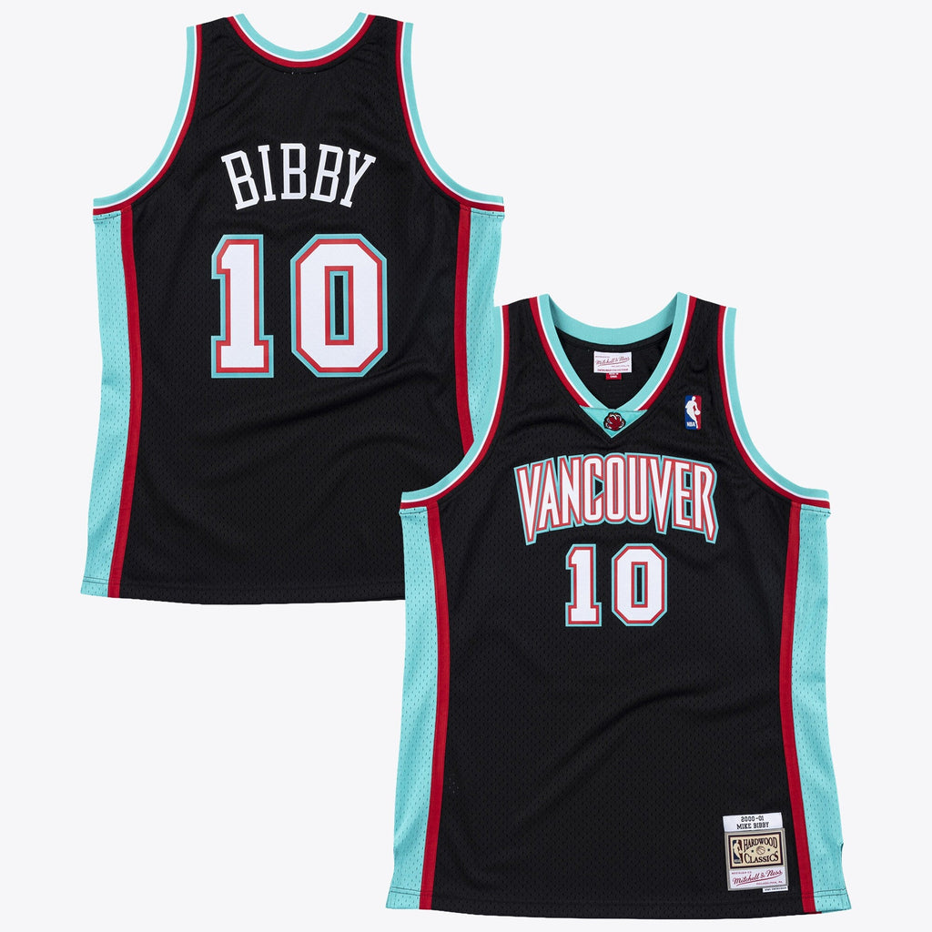 Vancouver Grizzlies Mike Bibby 2000 Swingman Jersey - Black