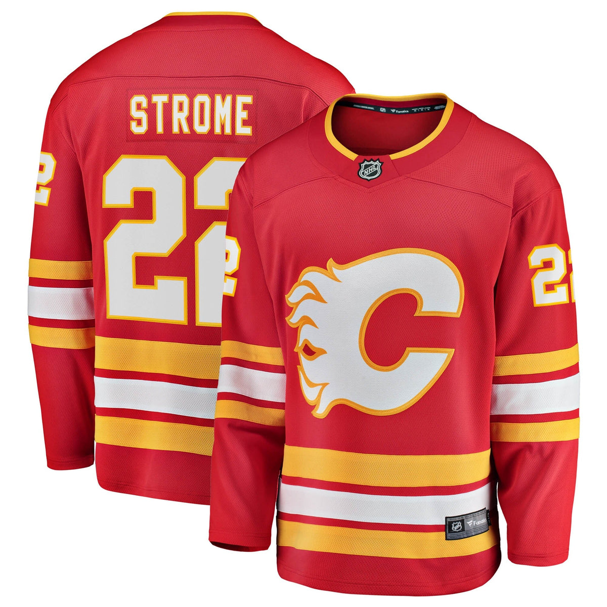 Calgary Flames Ryan Strome Red Home Breakaway Hockey Jersey