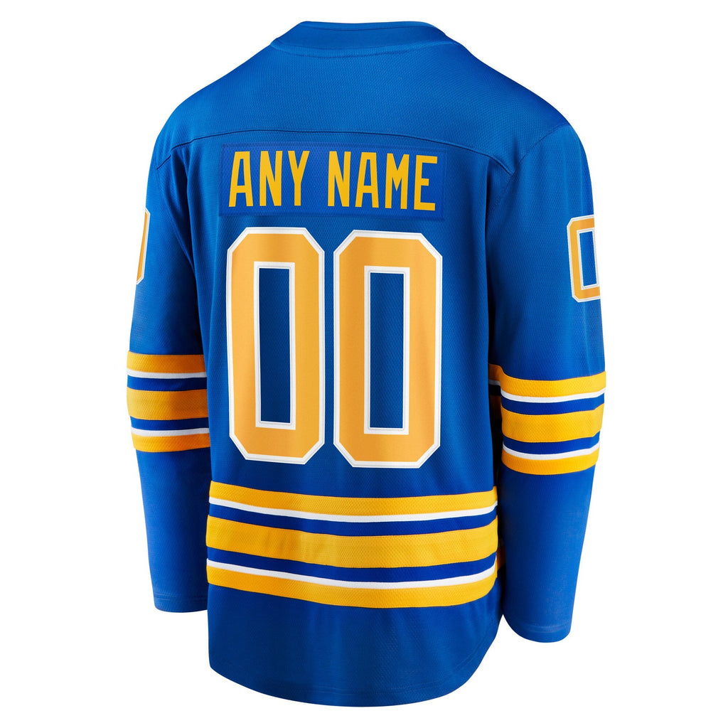 Buffalo Sabres Royal Home Breakaway Custom Hockey Jersey
