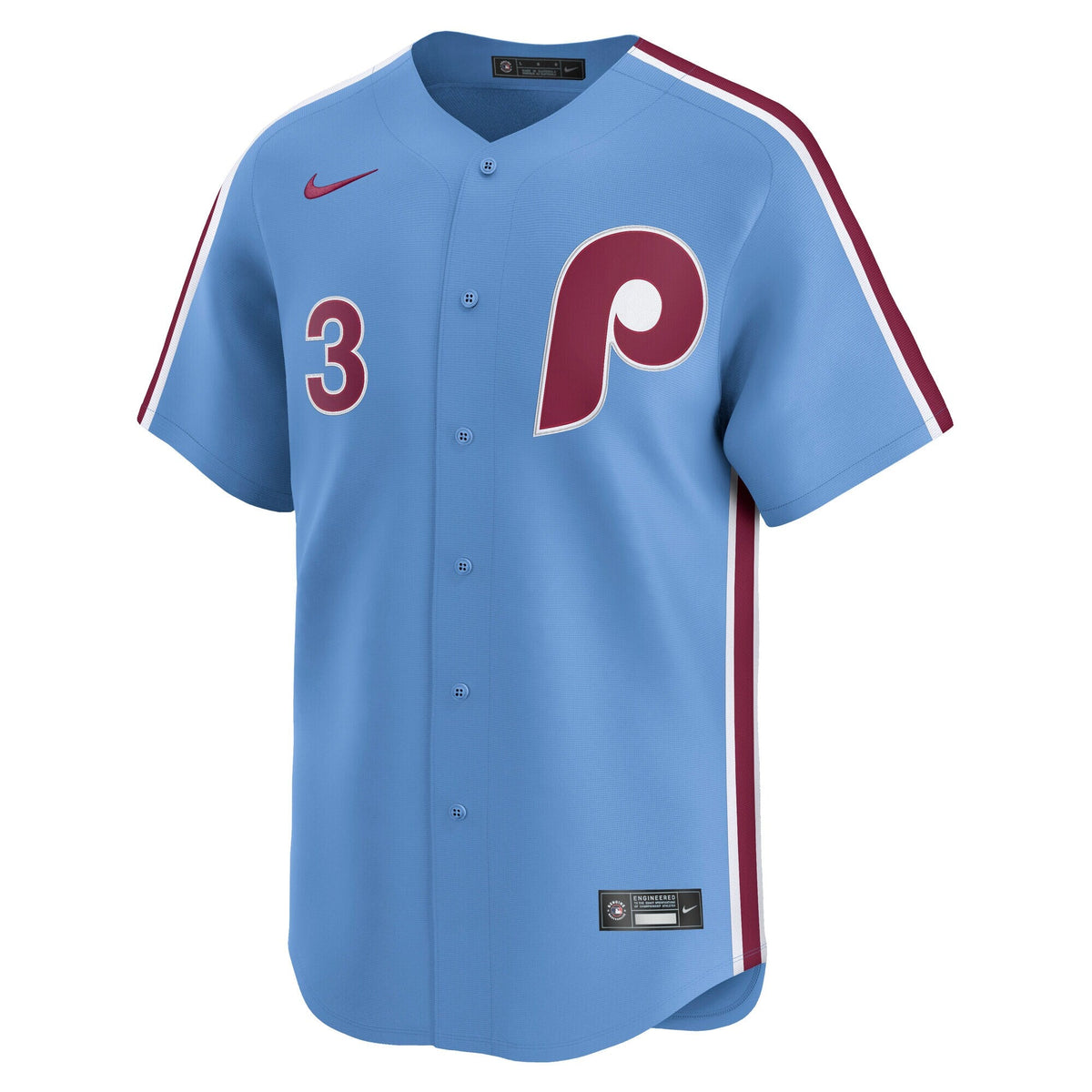 Philadelphia Phillies Bryce Harper Light Blue Alternate Limited Player Baseball Jersey