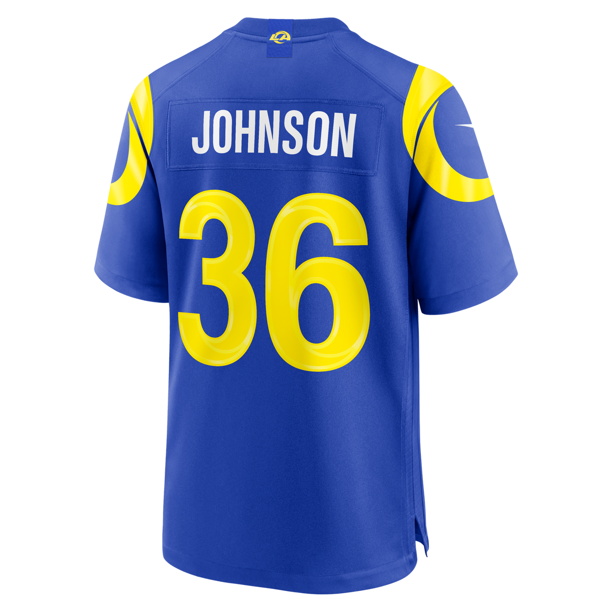 Los Angeles Rams Alex Johnson Royal Team Game Football Jersey