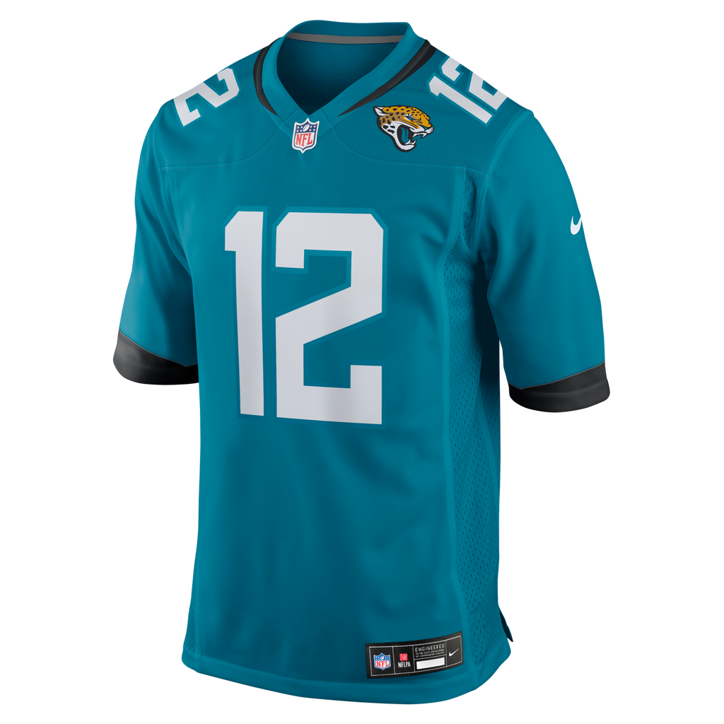 Jacksonville Jaguars Travis Hunter Teal Team Game Football Jersey