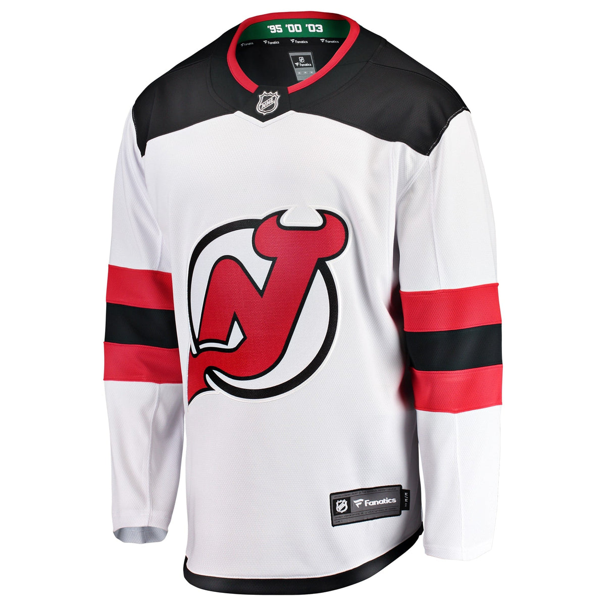 New Hockey Jersey Devils White Breakaway Away Jersey