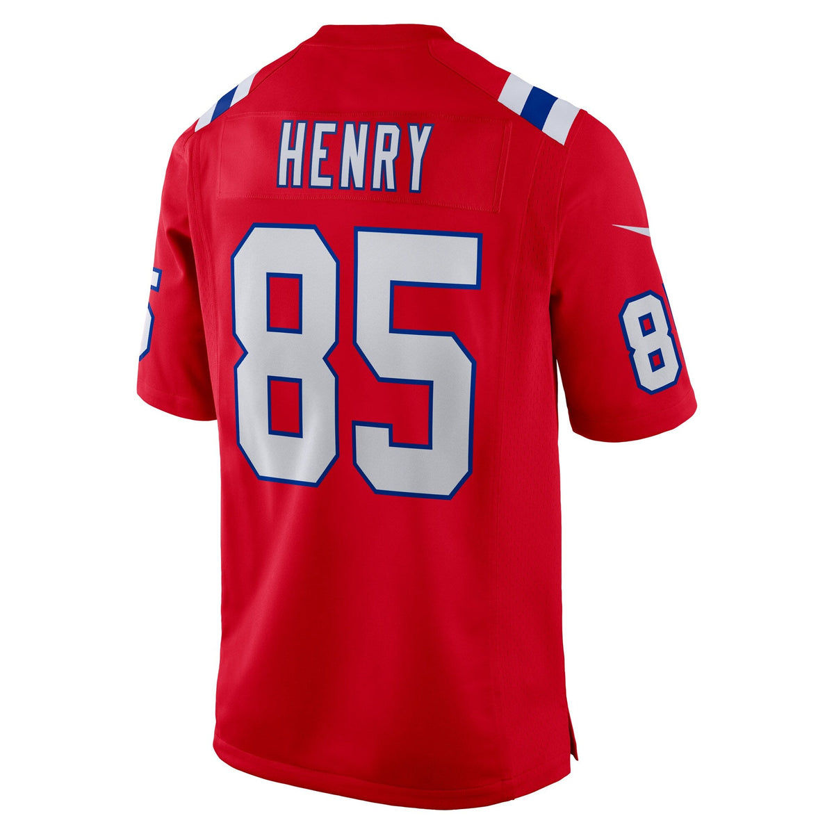 New England Patriots Hunter Henry Red Game Alternate Football Jersey