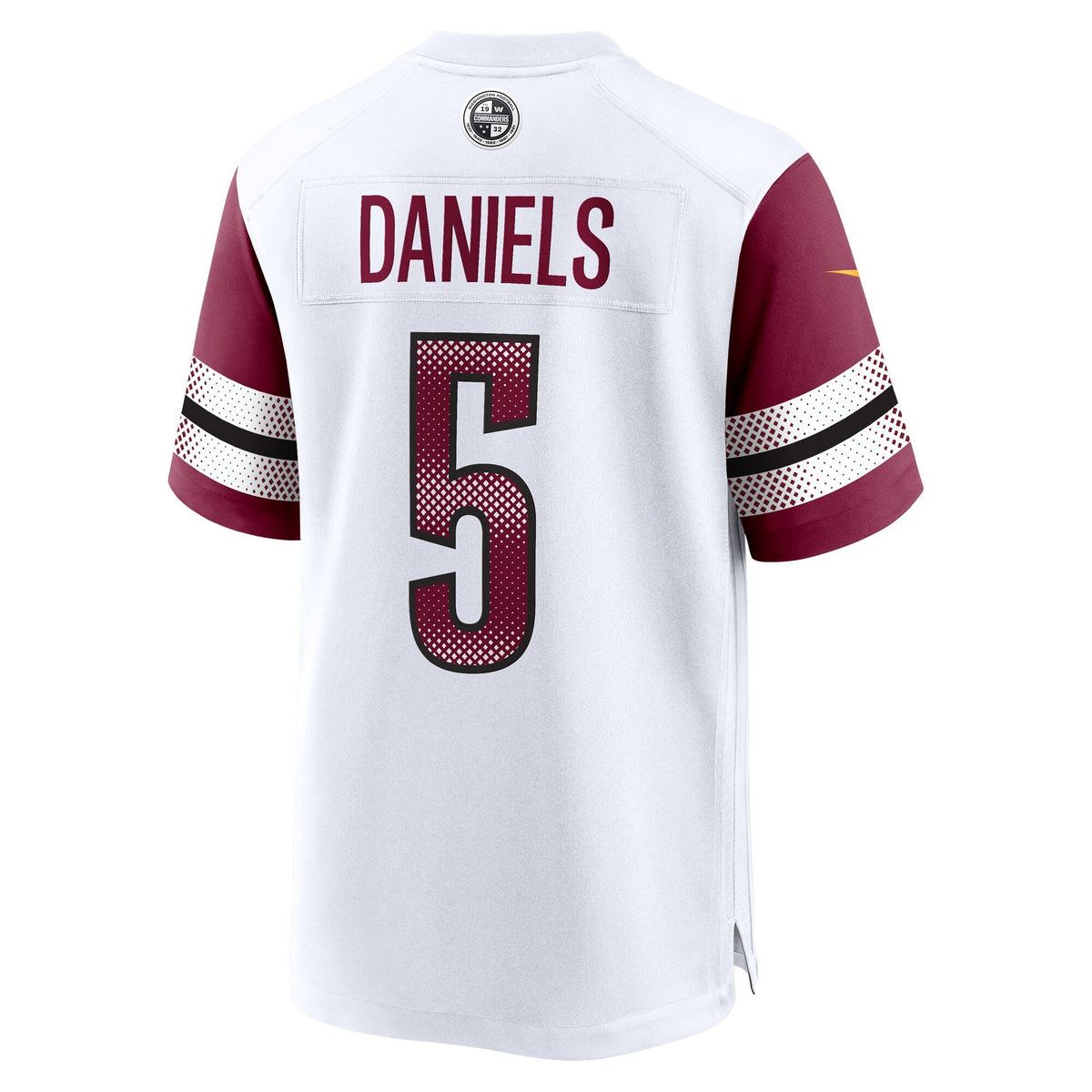 Washington Commanders Jayden Daniels White Player Game Football Jersey
