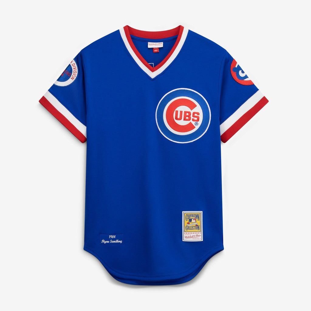 Chicago Cubs 1984 Ryne Sandberg Throwback Royal Baseball Jersey