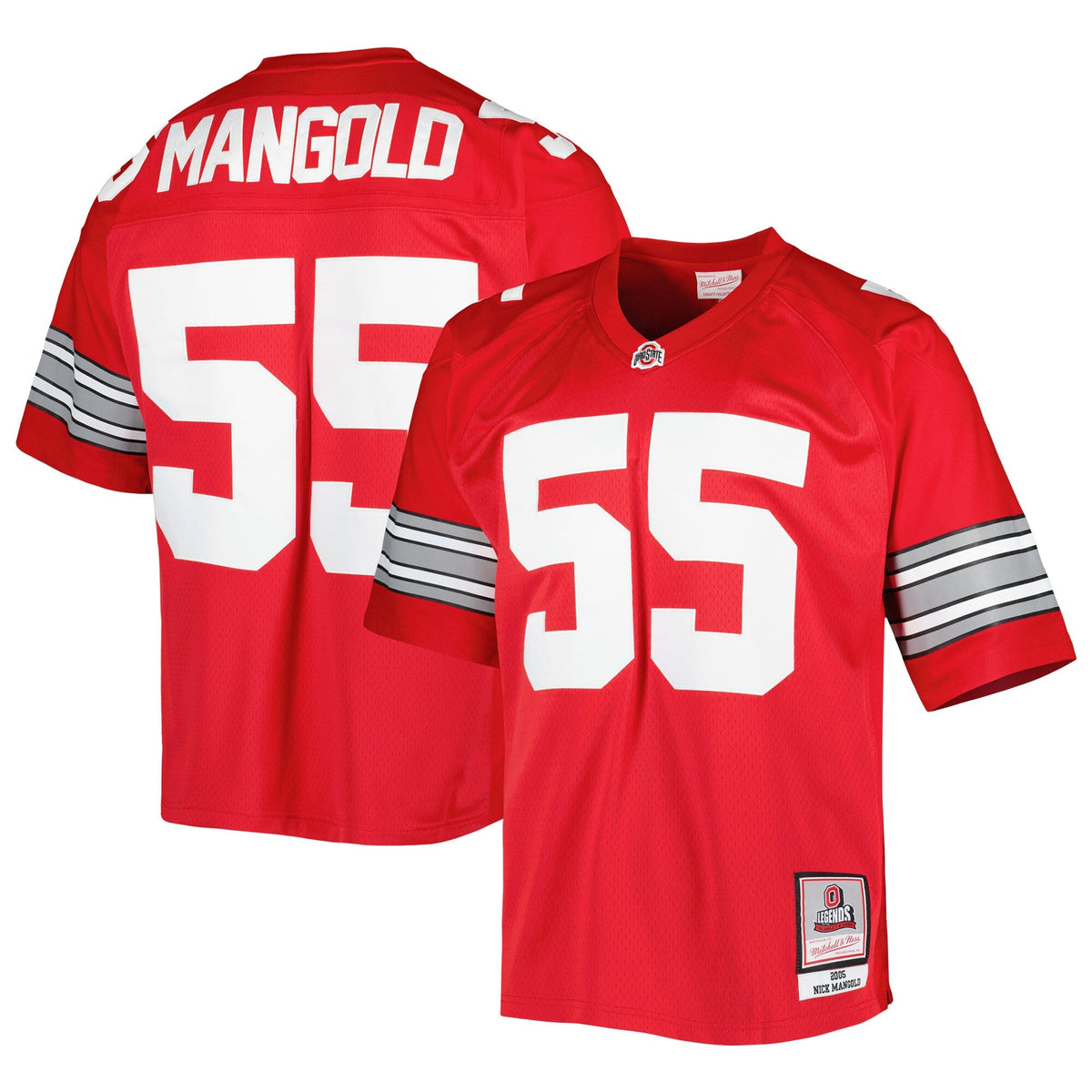Nick Mangold Ohio State Buckeyes Jersey - Scarlet