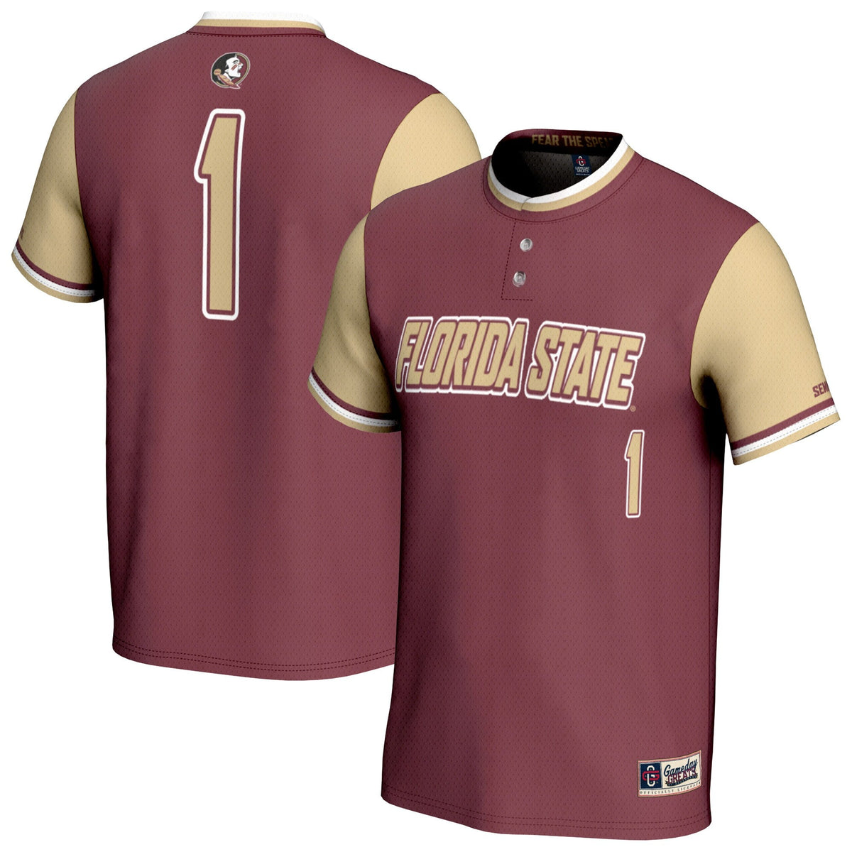 Florida State Seminoles Lightweight Softball Fashion Jersey - Garnet