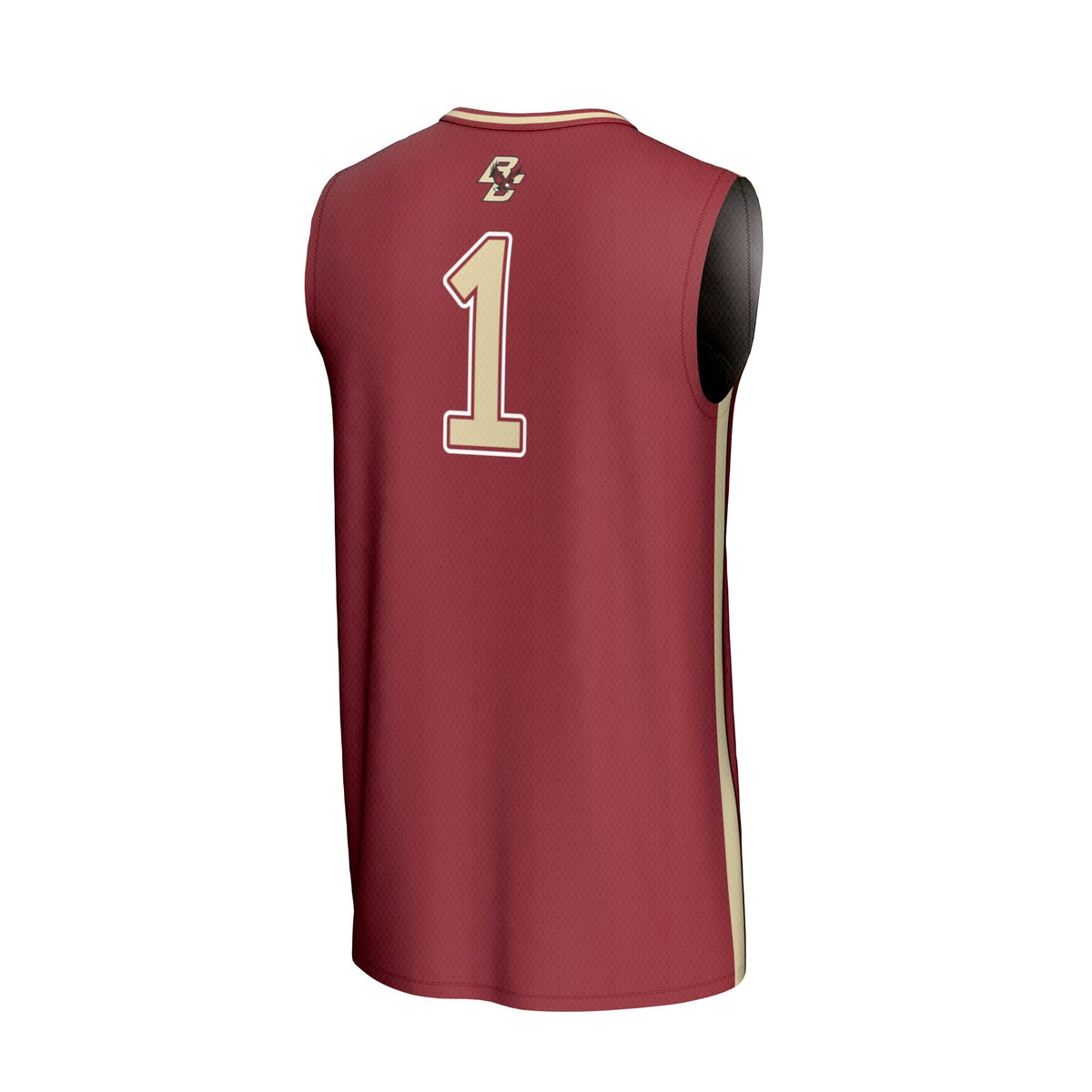 #1 Boston College Eagles Lightweight Basketball Fashion Jersey - Maroon