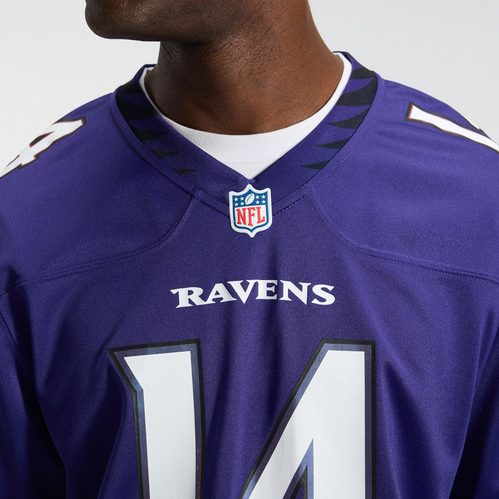 Baltimore Ravens Kyle Hamilton Purple Team Game Football Jersey
