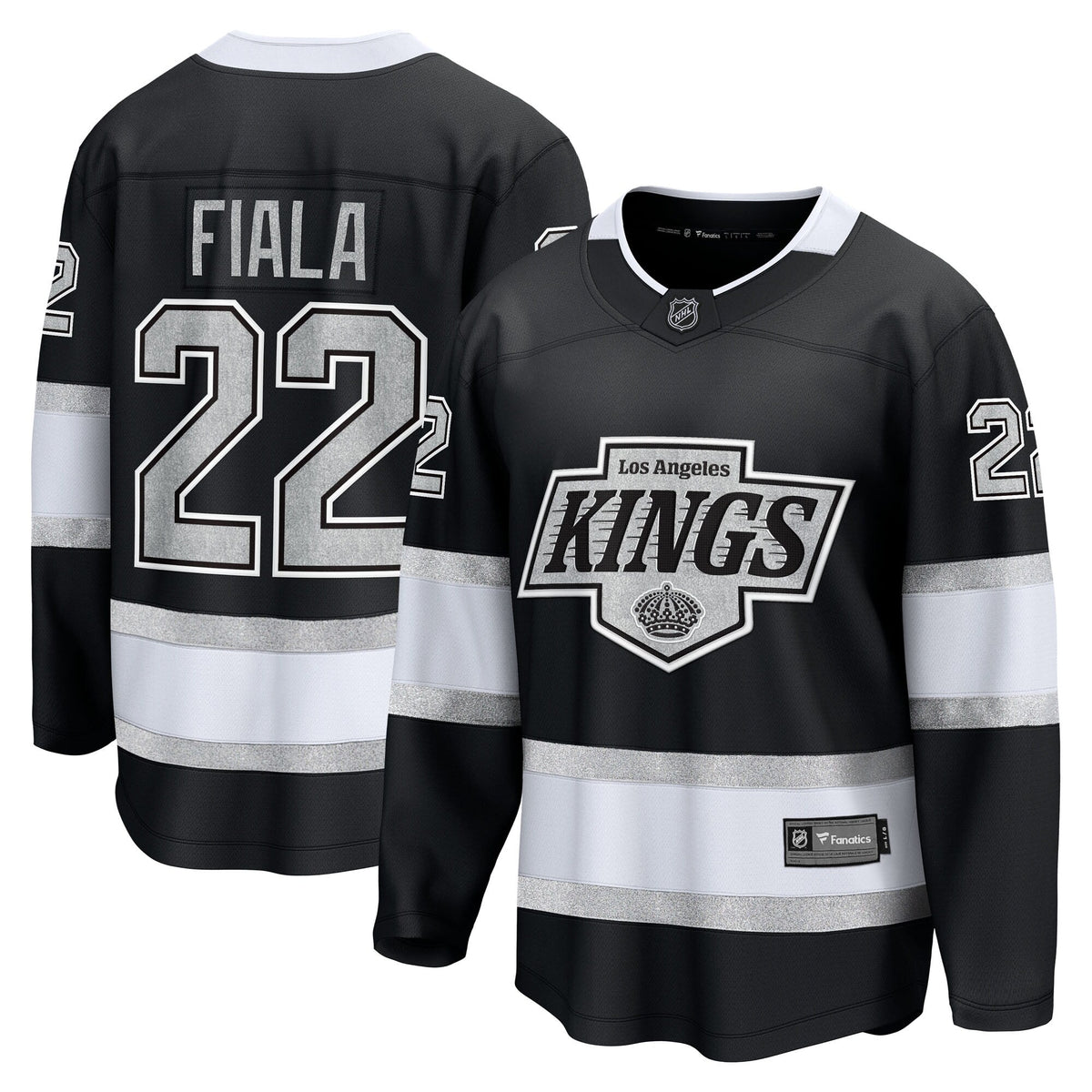 Los Angeles Kings Kevin Fiala Black Home Breakaway Hockey Jersey