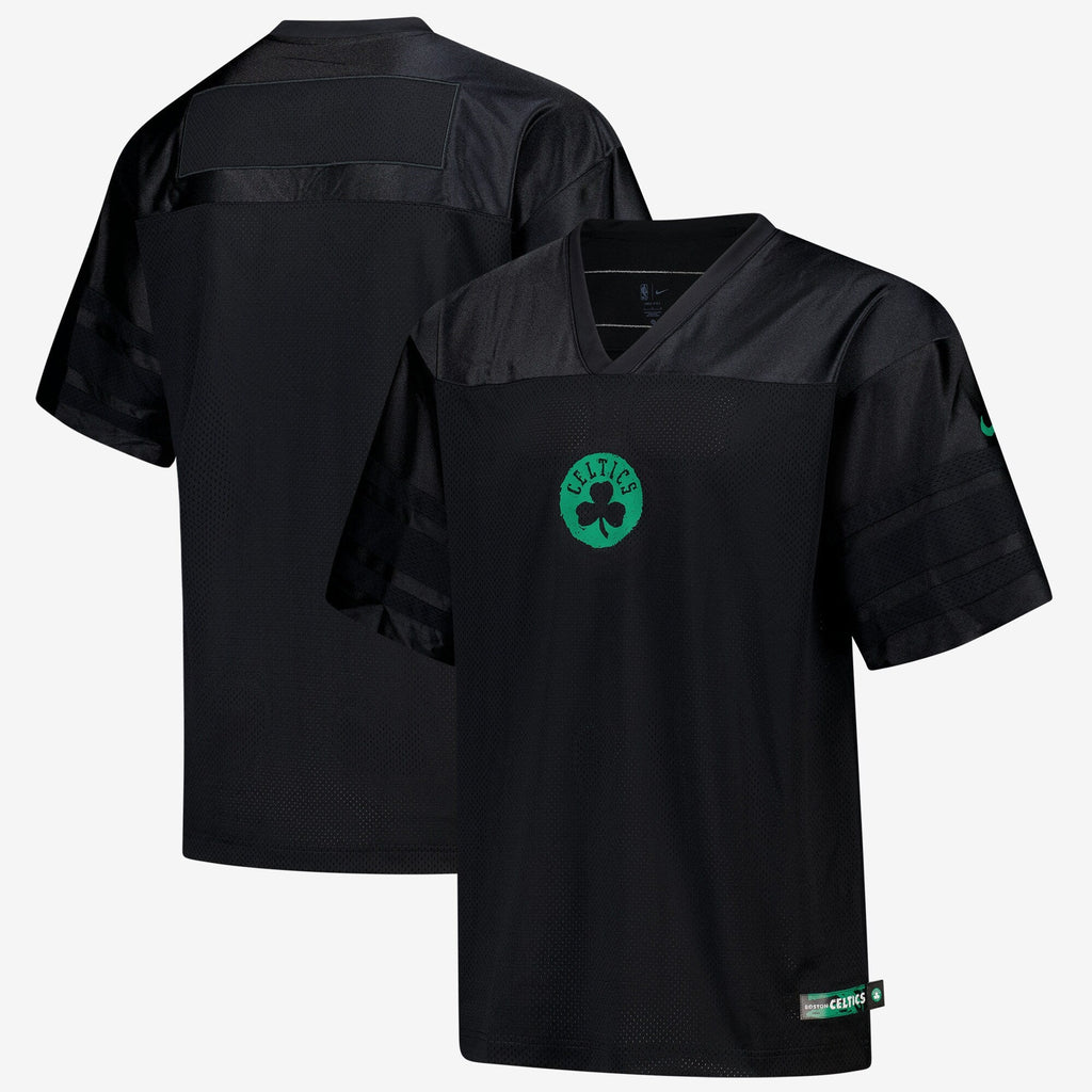 Boston Celtics Courtside Football Jersey - Black