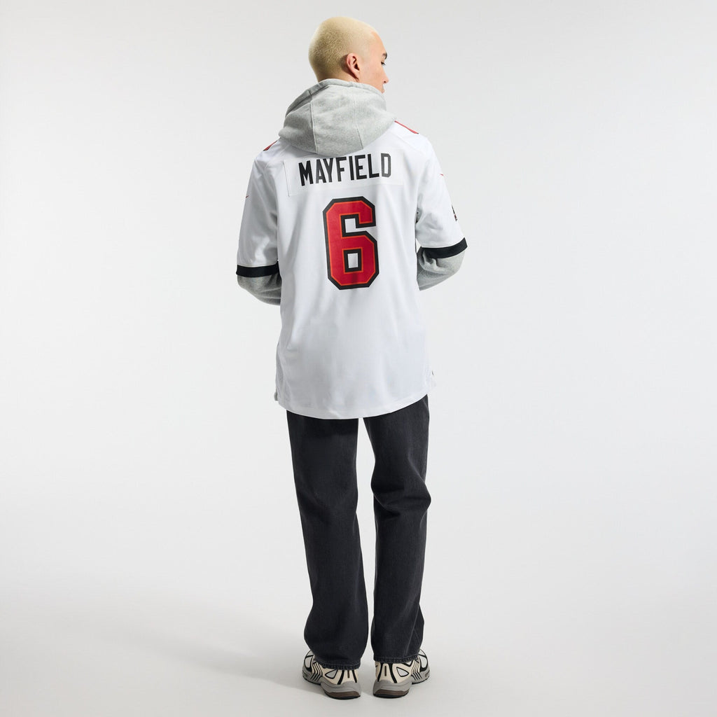 Tampa Bay Buccaneers Baker Mayfield White Away Game Football Jersey