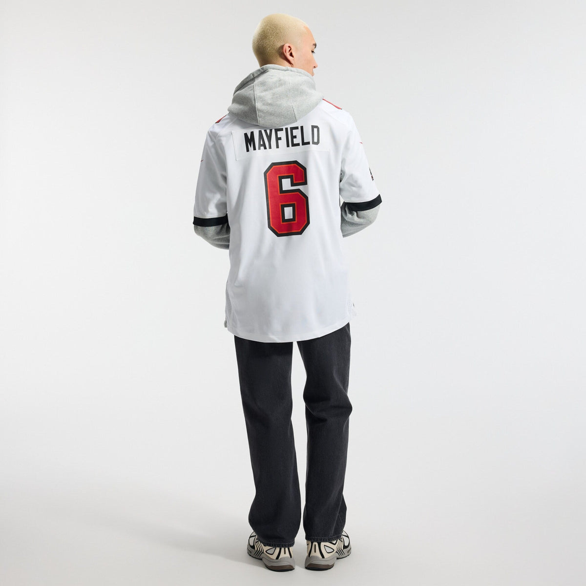 Tampa Bay Buccaneers Baker Mayfield White Away Game Football Jersey