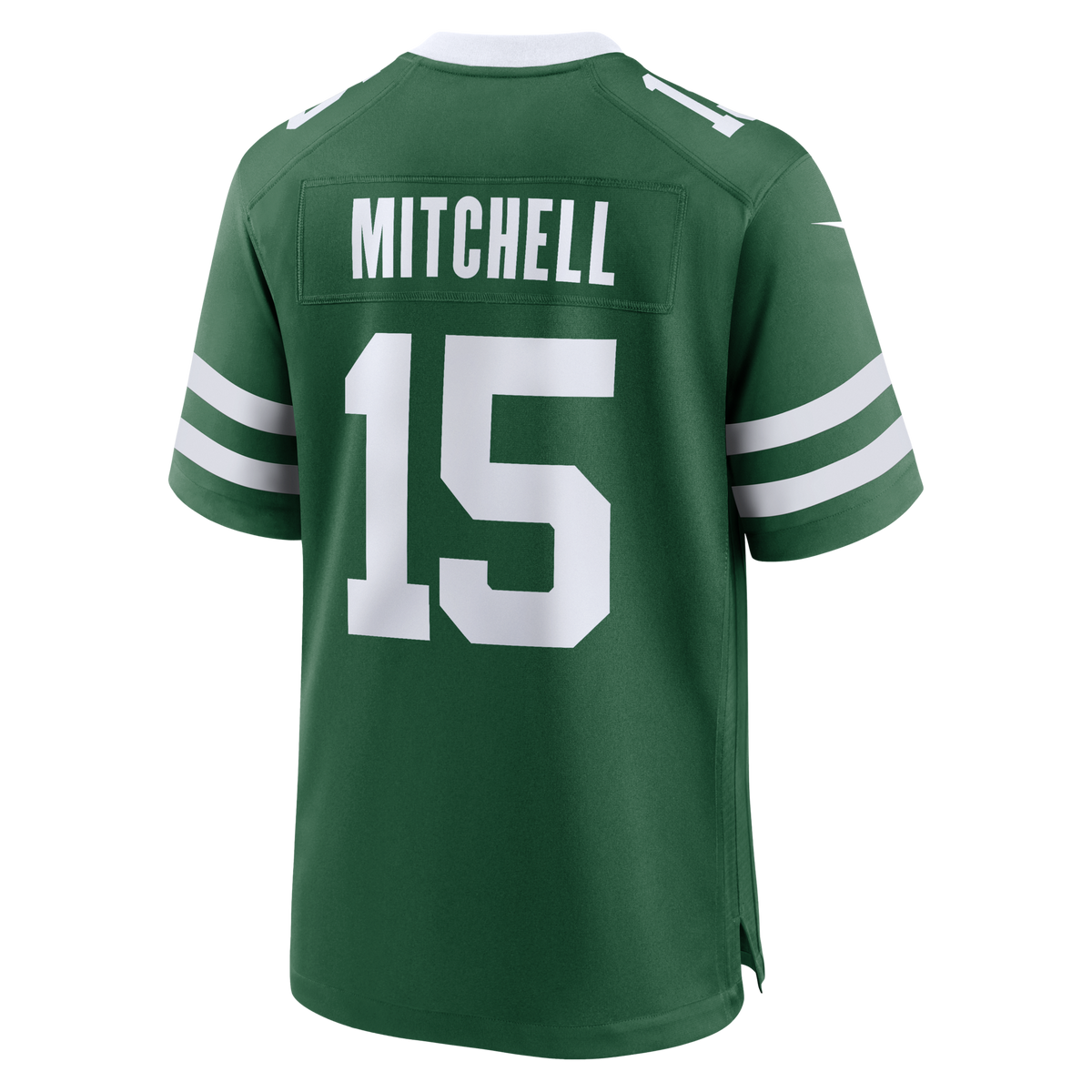 New York Jets Adonai Mitchell Legacy Green Team Game Football Jersey