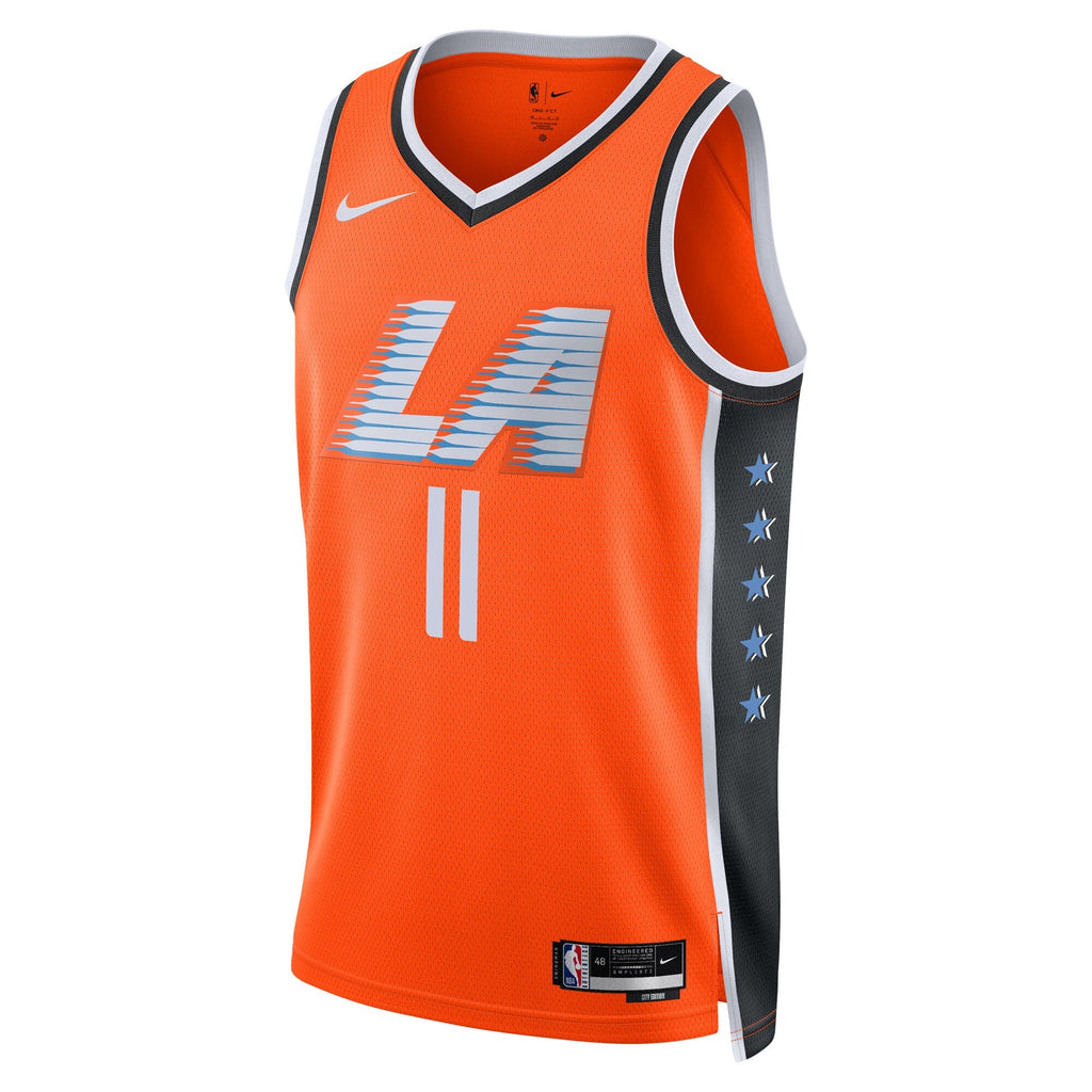 LA Clippers 2025/26 City Edition Swingman Jersey - Orange - Brook Lopez