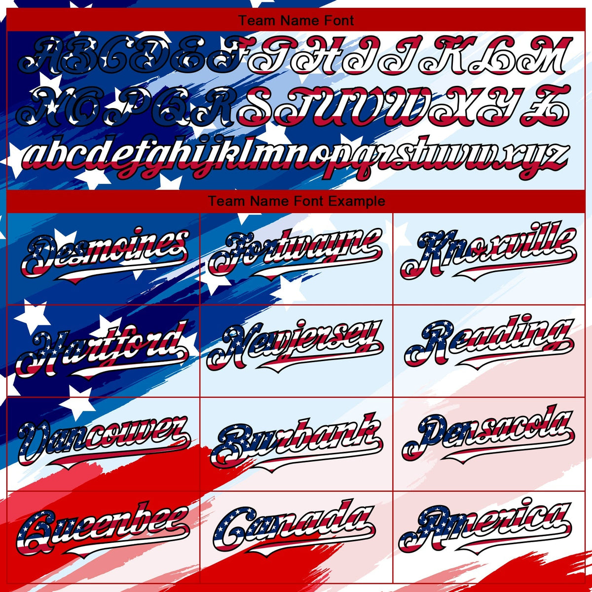 Custom Baseball Jersey - White USA Flag Royal Red-Black 3D American Flag Fashion