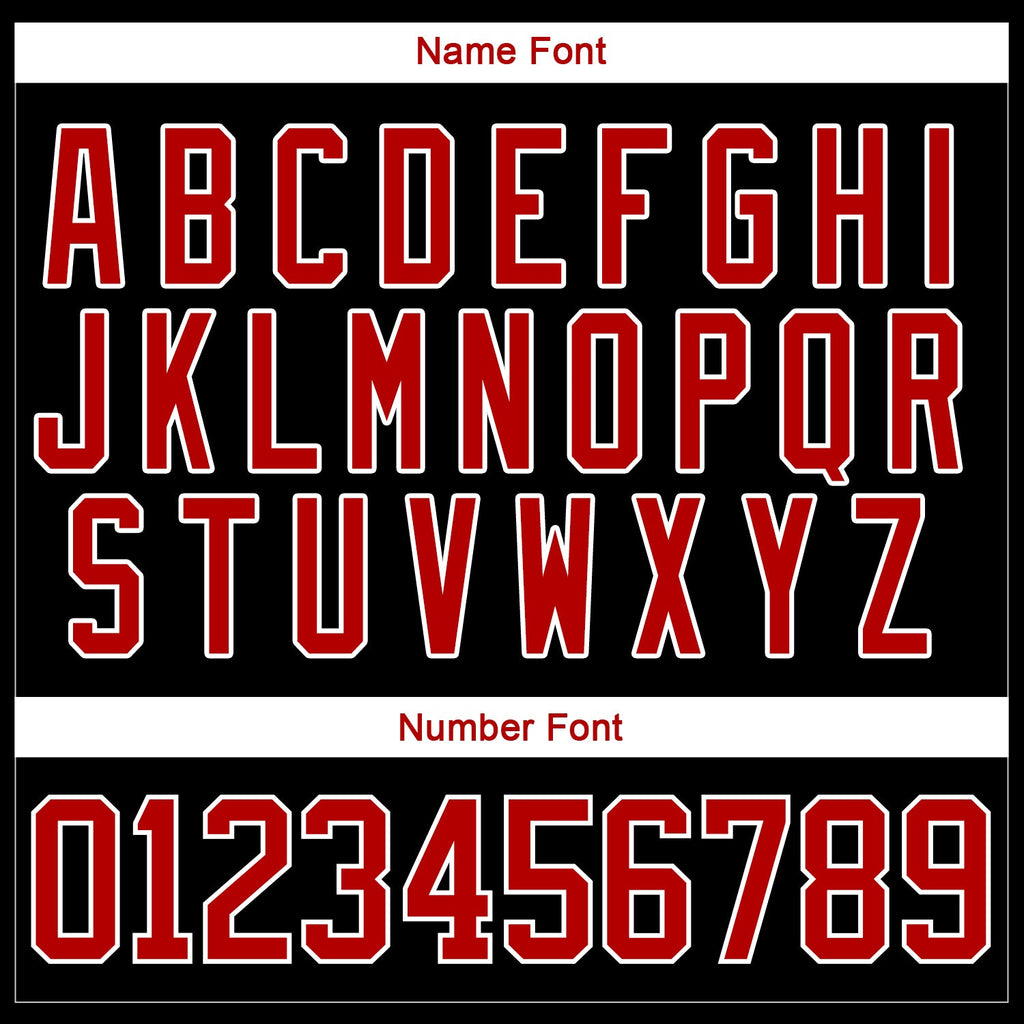 Custom Hockey Jersey - Black Red-White Christmas Santa Claus 3D Lace Neck - Style 3DPattern1884