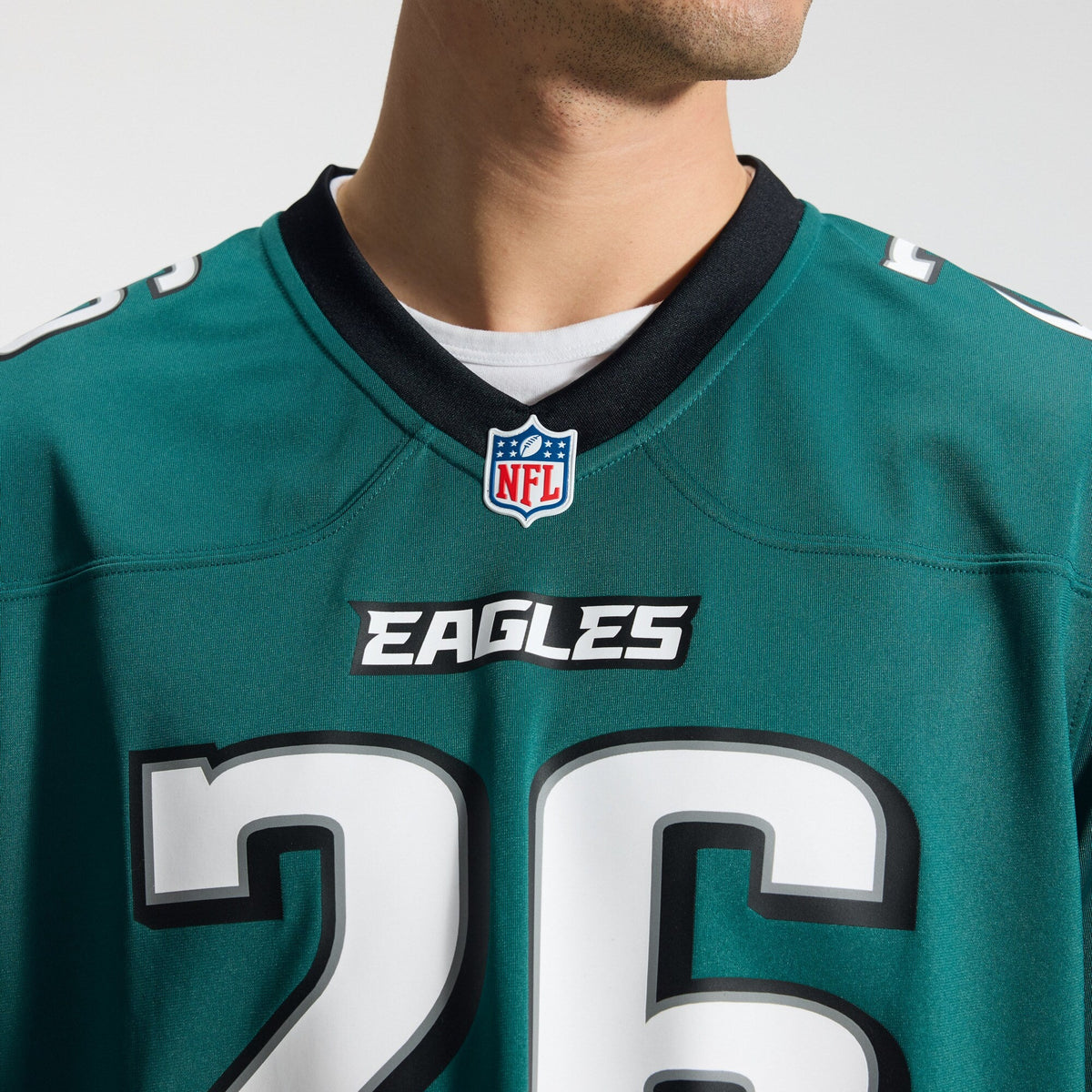 Philadelphia Eagles Saquon Barkley Midnight Green Team Game Football Jersey
