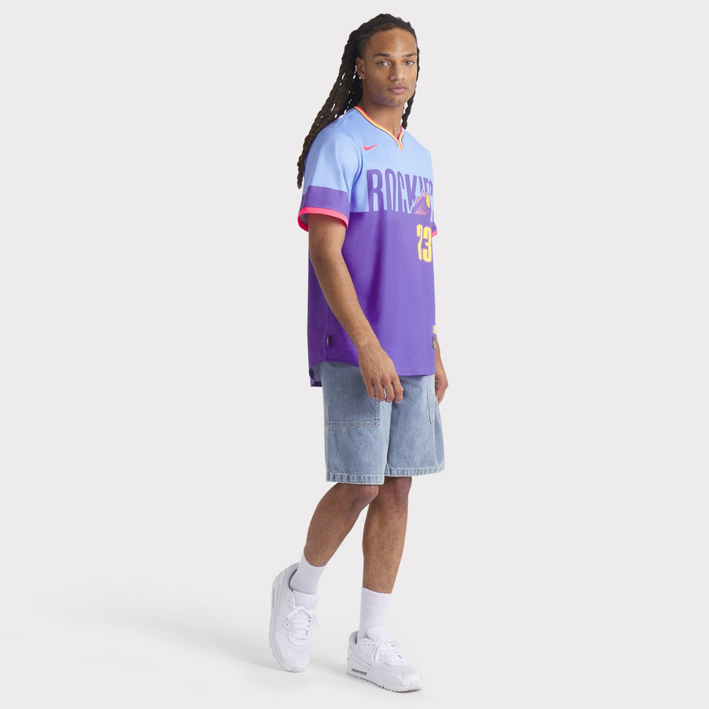 Colorado Rockies Kris Bryant Purple/Light Blue 2025 City Connect Limited Player Baseball Jersey