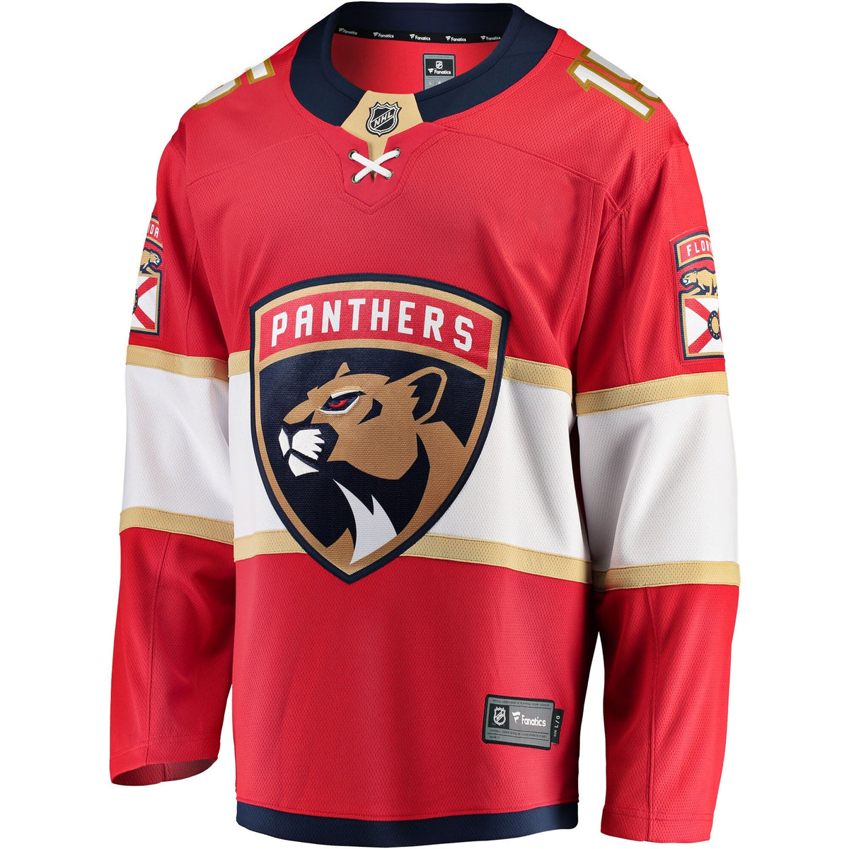 Florida Panthers Anton Lundell Red Home Breakaway Player Hockey Jersey