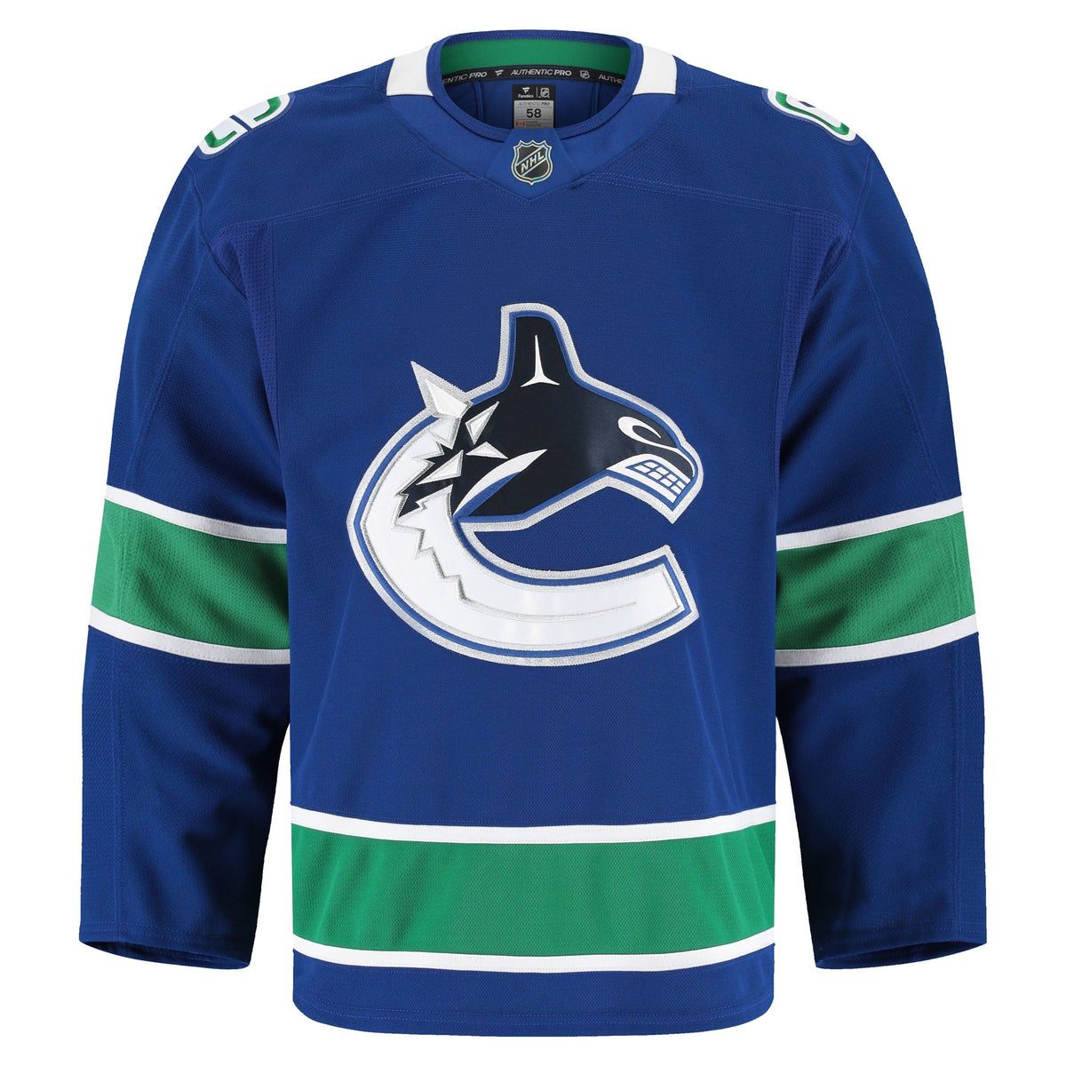 Vancouver Canucks Blue Home Pro Jersey